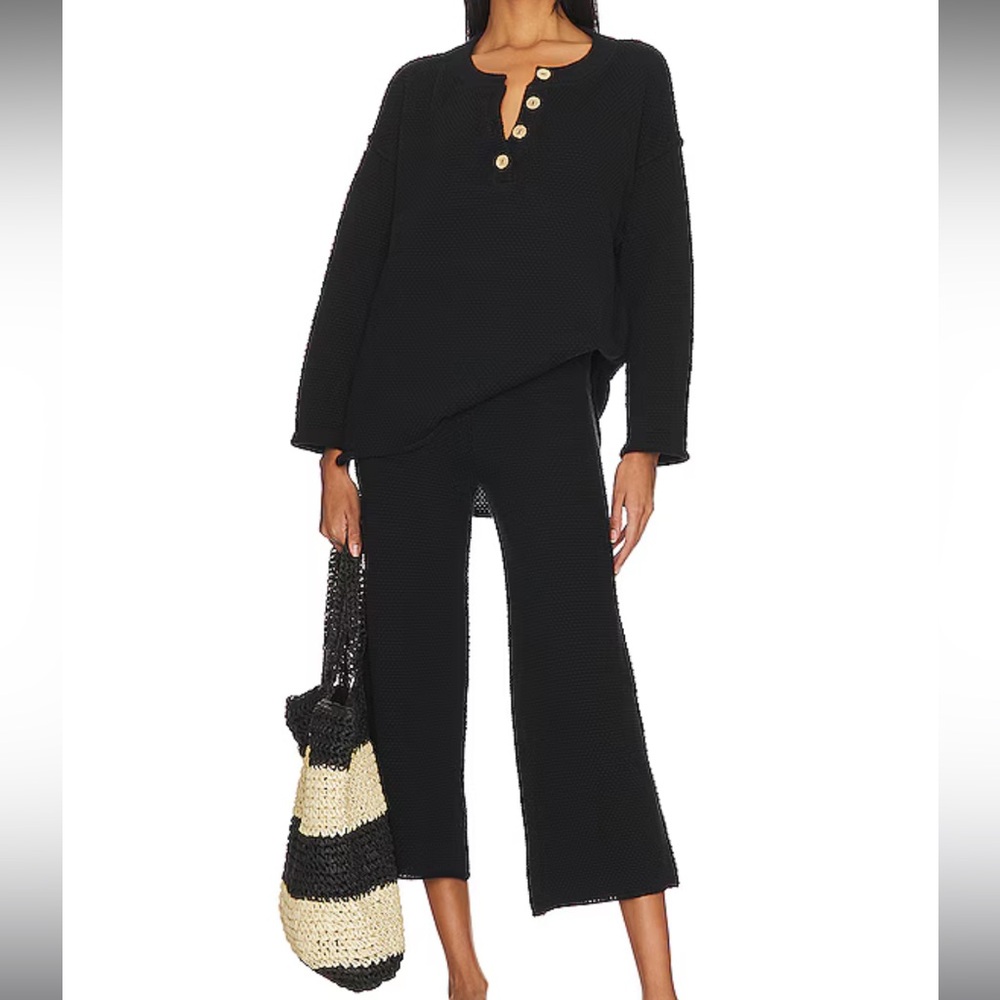 Free People Black Sweater
